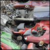 Cars at the junkyard